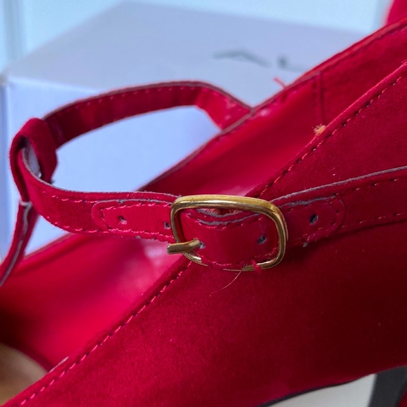 Peep toe high heel Mary Janes size 9.5 - Picture 7 of 7